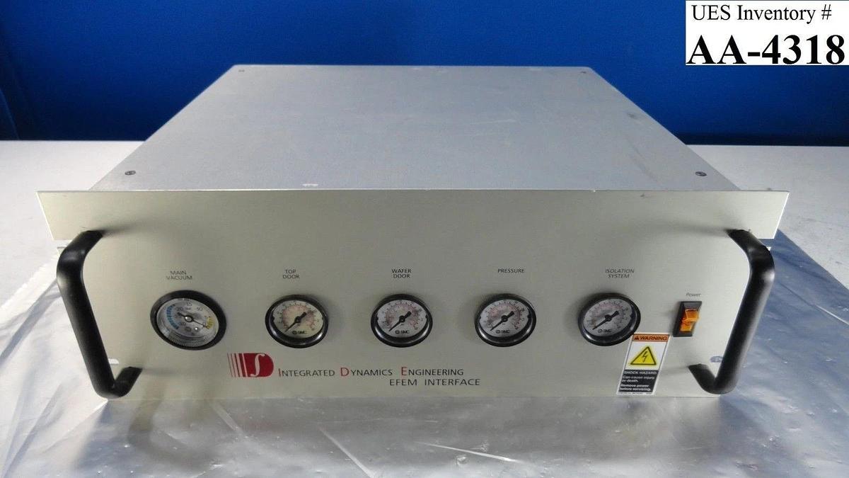 Used Integrated Dynamics Engineering EFEM Interface AMAT Quantum Leap 3 Used Working