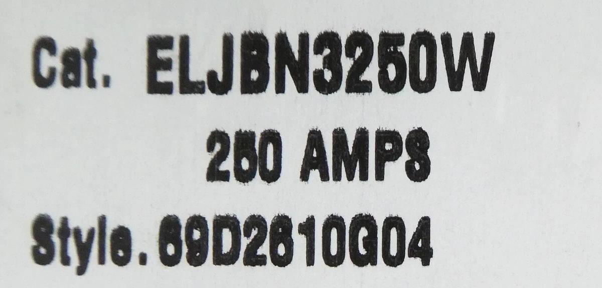 Used Eaton JGE325032G Circuit Breaker J250E ELJBN3250W Reseller Lot of 2 Working