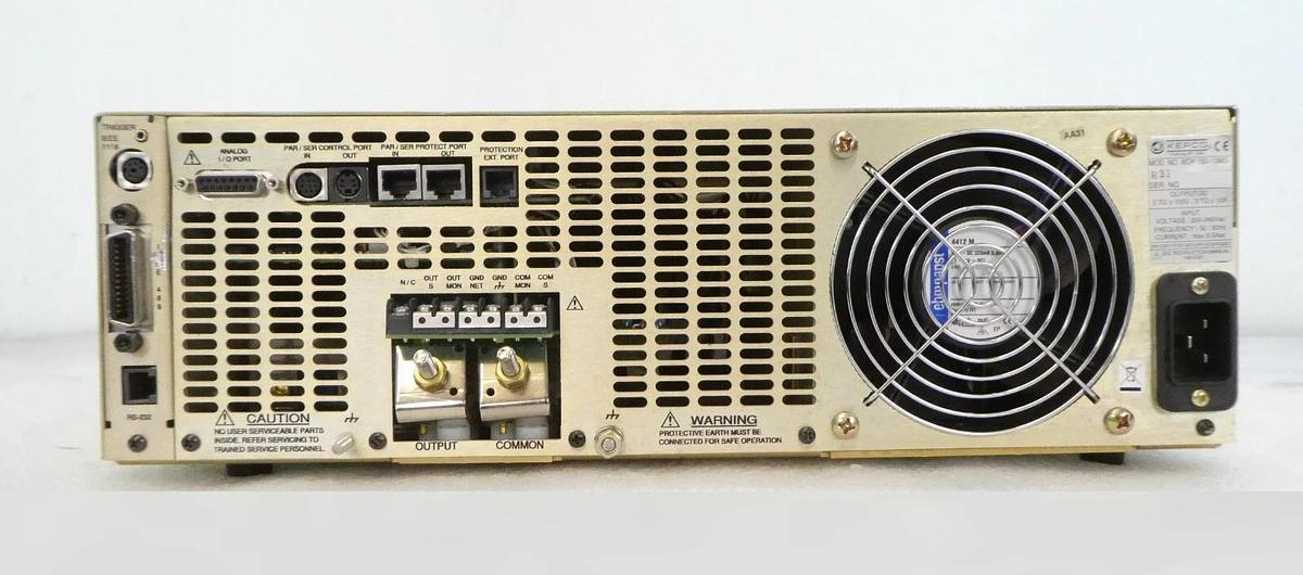 Used Kepco BOP 100-10MG High Power Bipolar Power Supply Bent Input Untested Spare