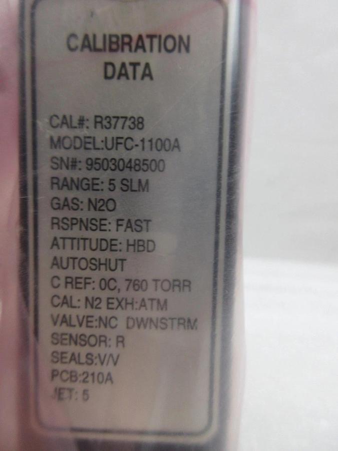 Refurbished UNIT Instruments UFC-1100 Mass Flow Controller MFC 5 SLM N20 Refurbished