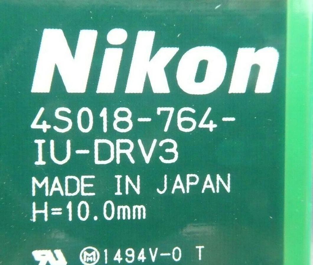 Used Nikon 4S018-764 Driver PCB IU-DRV3 NSR FX-601F FPD Lithography System Working