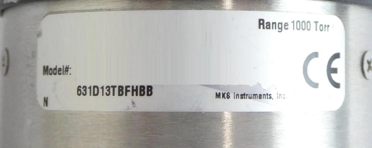 Used MKS Instruments 631D13TBFHBB Baratron Capacitance Manometer Type 631 Working