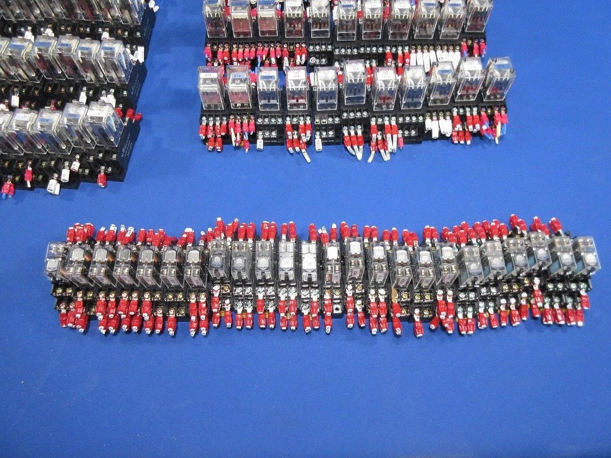 Used Omron MY2N-D2 Relay Lot of 147 LY2N-D2 MY4N-D2 G2R-2-SND Used Working
