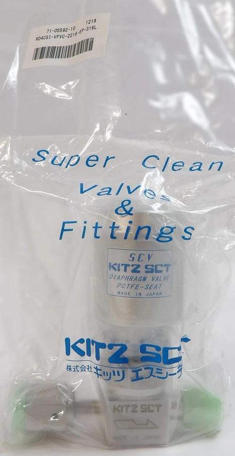 KITZ SCT RD4CSI-VFVC-2216-EP-316L Pneumatic Diaphragm Valve E32000777 Lot of 2