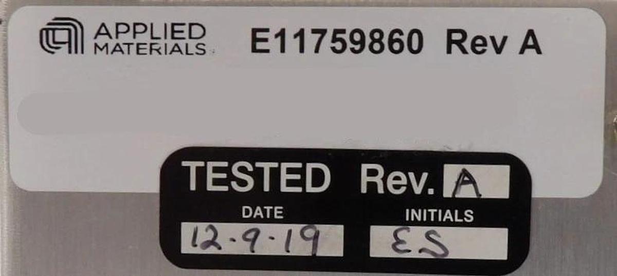 Used AMAT Applied Materials E11759860 Accel Controller Working