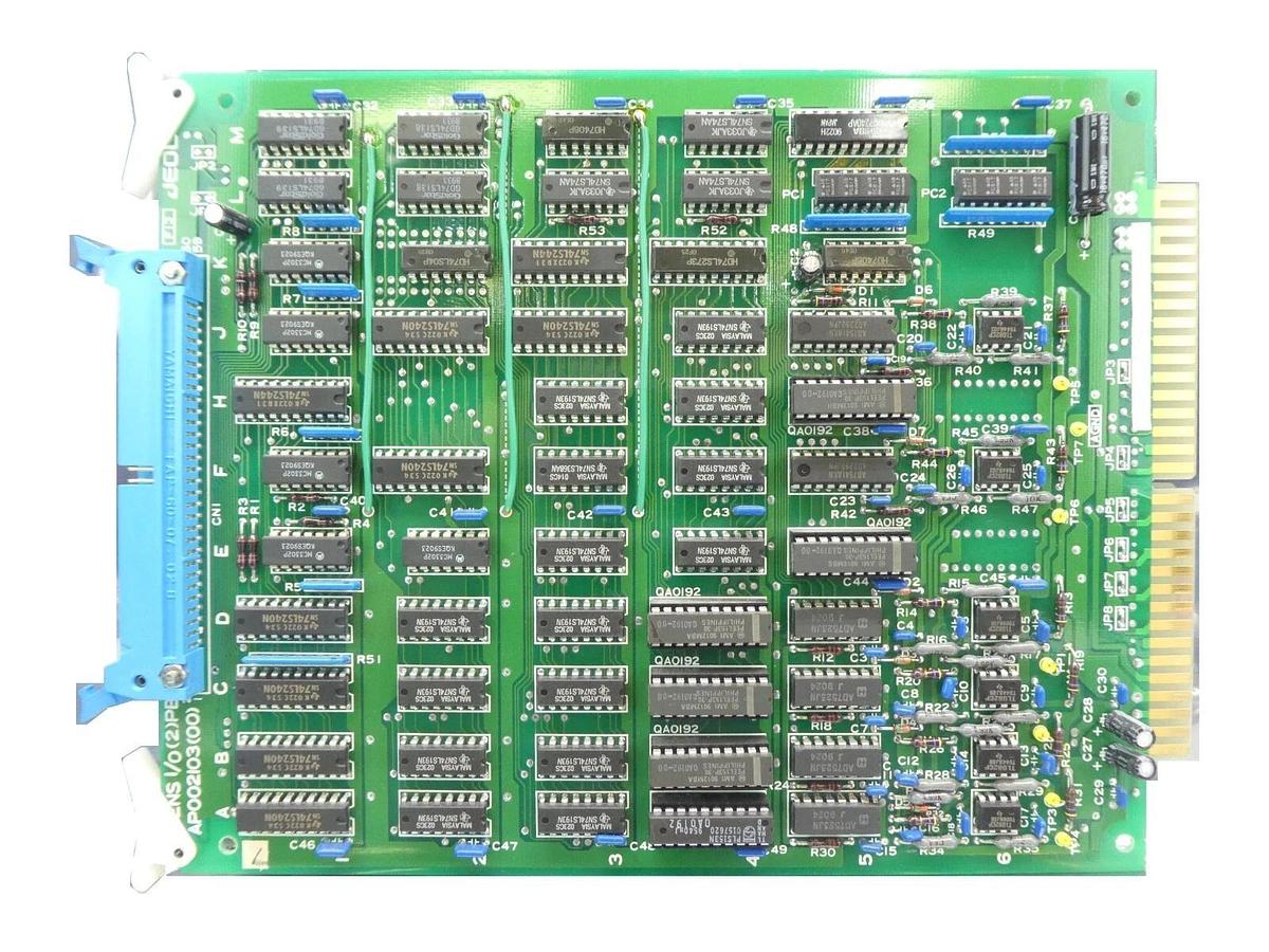 Used JEOL AP002103(00) Lens I/O PCB Card LENS I/O(2)PB JSM-6300F SEM Working Surplus