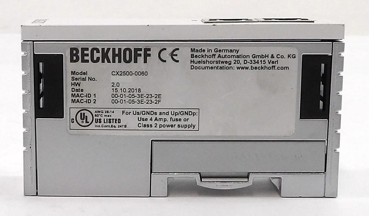 Used Beckhoff Automation CX2500 Ethernet Module CX2500-0030 CX2500-0060 Lot of 12