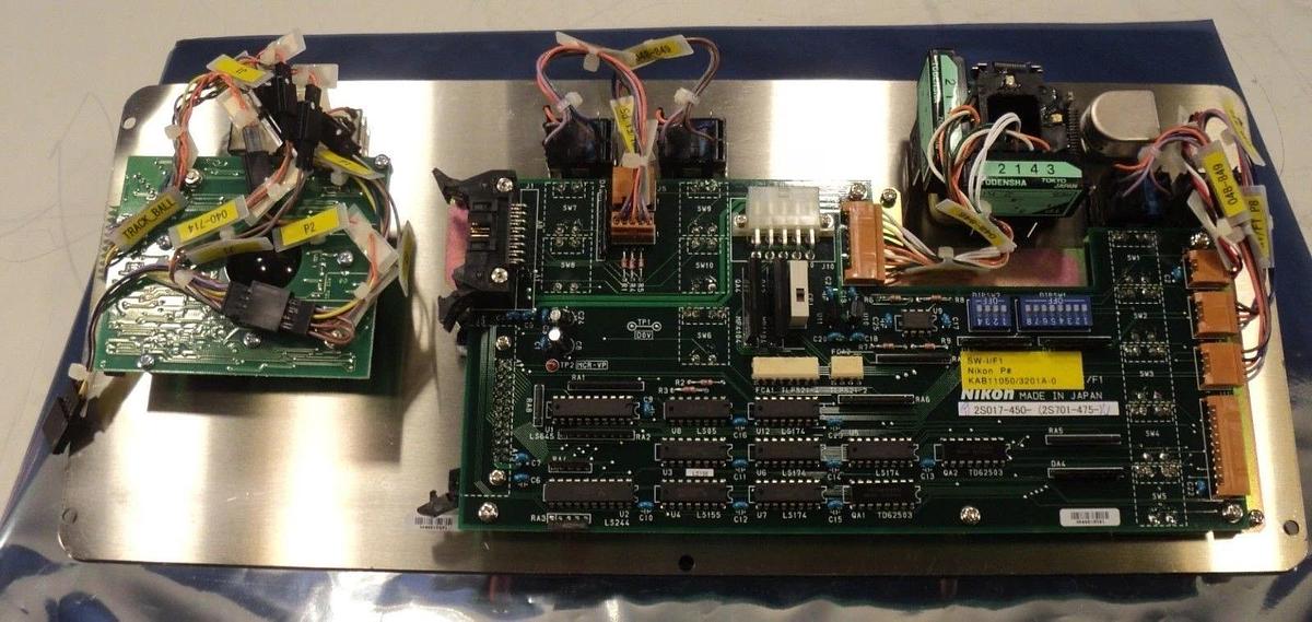 Used Nikon KAB11050 Control Panel 2S017-450 SW-1/F1 2S701-475 OPTISTATION 7 Working
