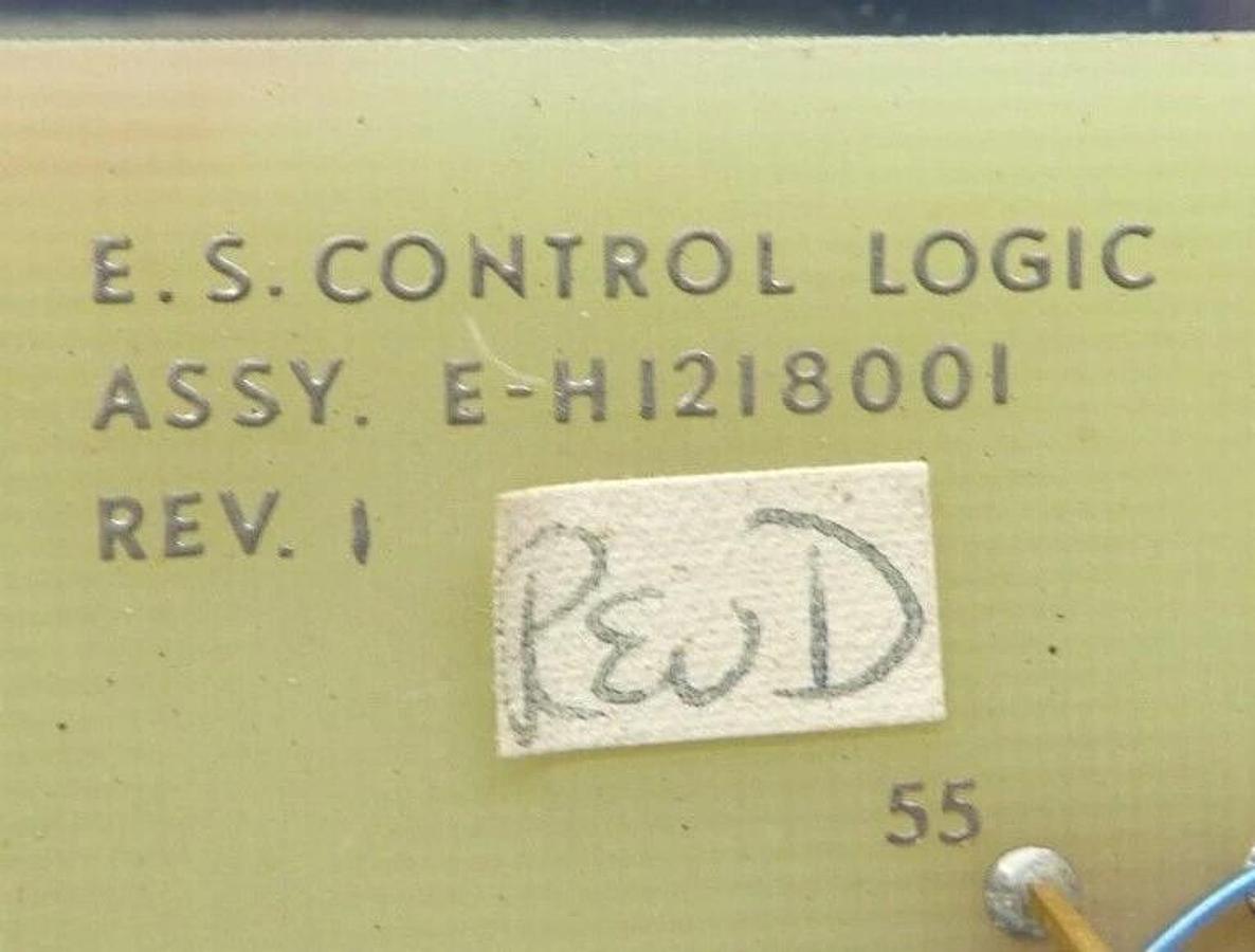 Used Varian VSEA E-H1218001 E.S. Control Logic PCB H1228-001 Rev. D Bent Pins As-Is