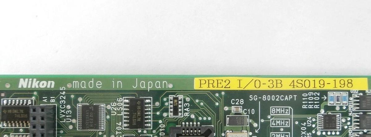 Used Nikon 4S019-198 Processor PCB PRE2 1/O-3B Nikon NSR Series Working Surplus