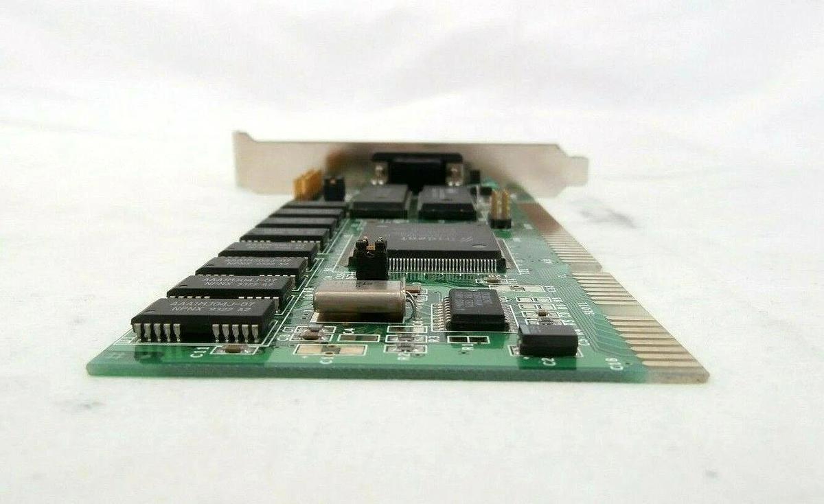 Used Trident JAX8232B10048973 ISA Video Card PCB Card JAX-8232B/V1 Clusterlock 7000