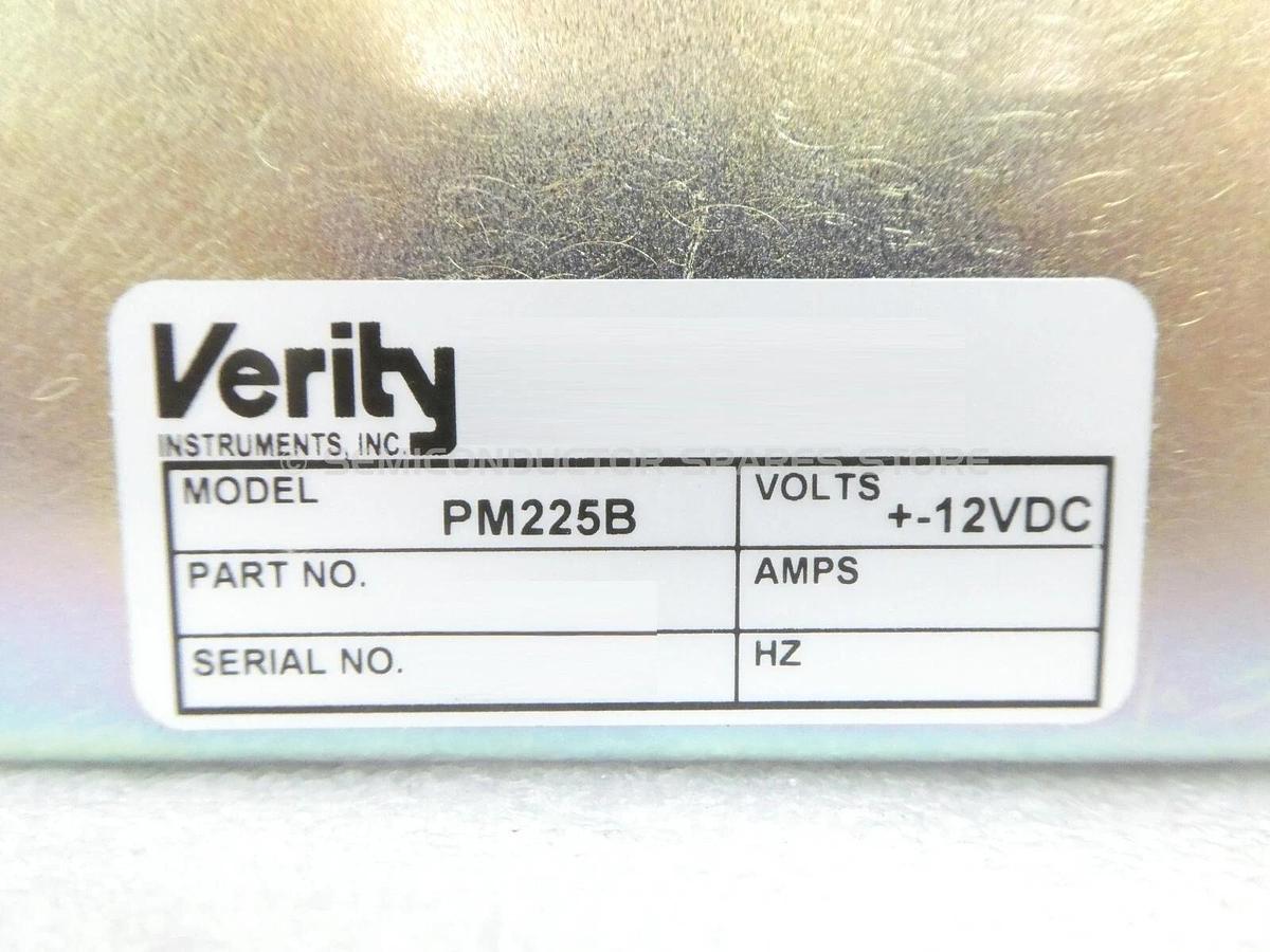 Verity Instruments PM225B Dual Endpoint Detector Novellus 27-029570-00 New