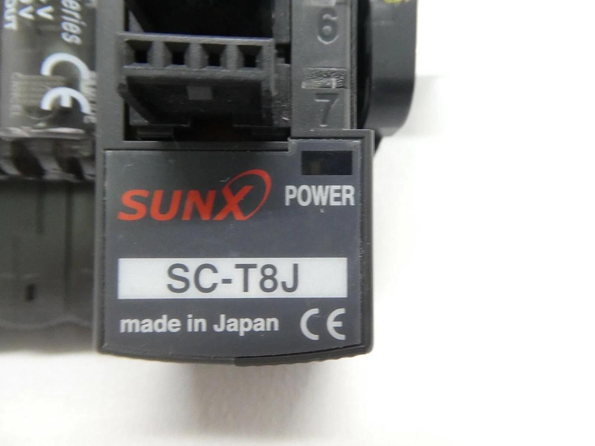 Used Sunx SC Series Sensor-PLC Connection System SC-MIL SC-T8J FX-300 Working Surplus