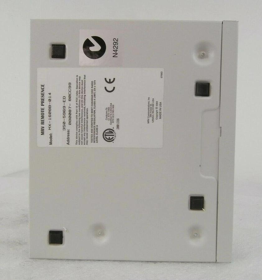 Used MRV 500-8401-NF Terminal Server MX-1608B-014 Brooks Automation Wafer Sorter New