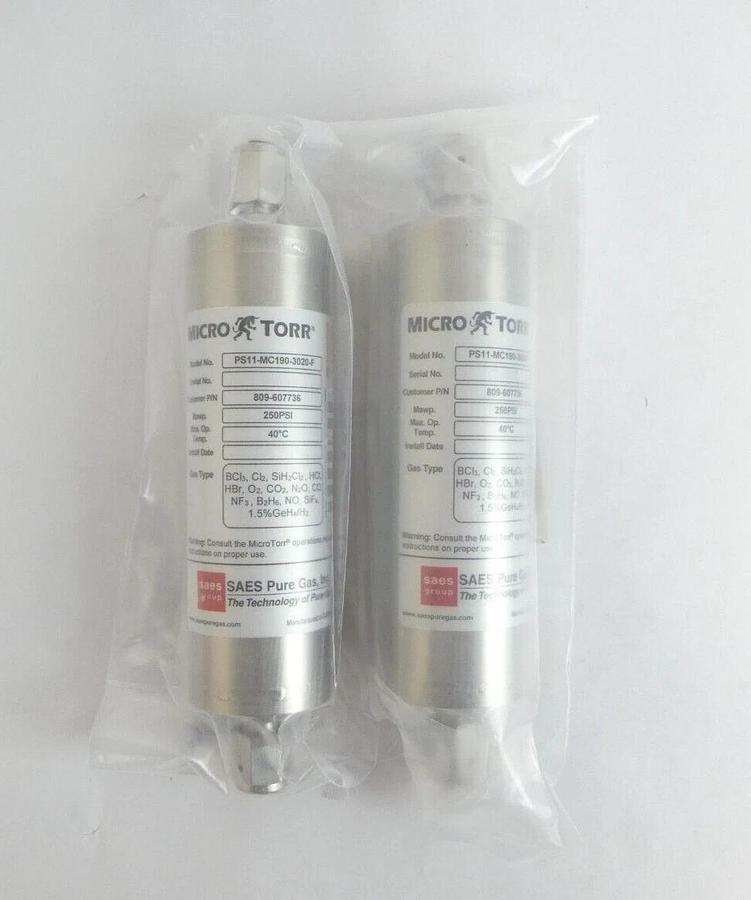 SAES Pure Gas PS11-MC190-3020-F Gas Purifier MicroTorr 809-607736 Lot of 5 New