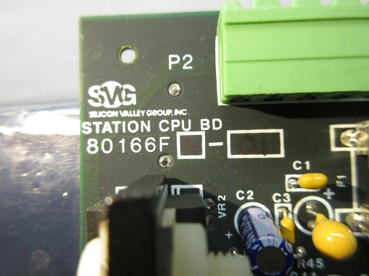 Used SVG Silicon Valley Group 80166F3-01 IDX Station Processor CPU PCB Card Used