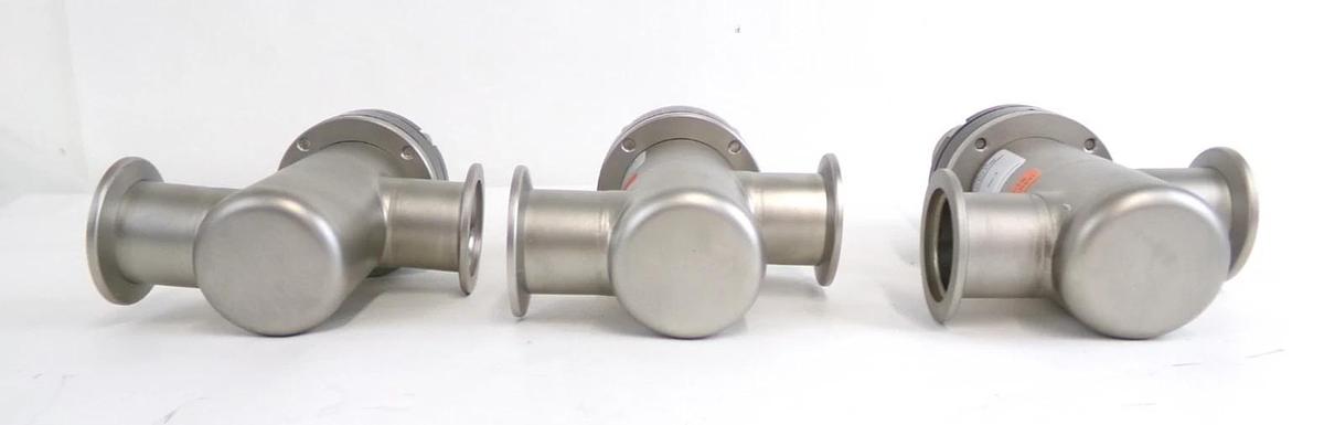 Used Nor-Cal Products 3870-01244 Angle Valve AMAT Reseller Lot of 3 Working