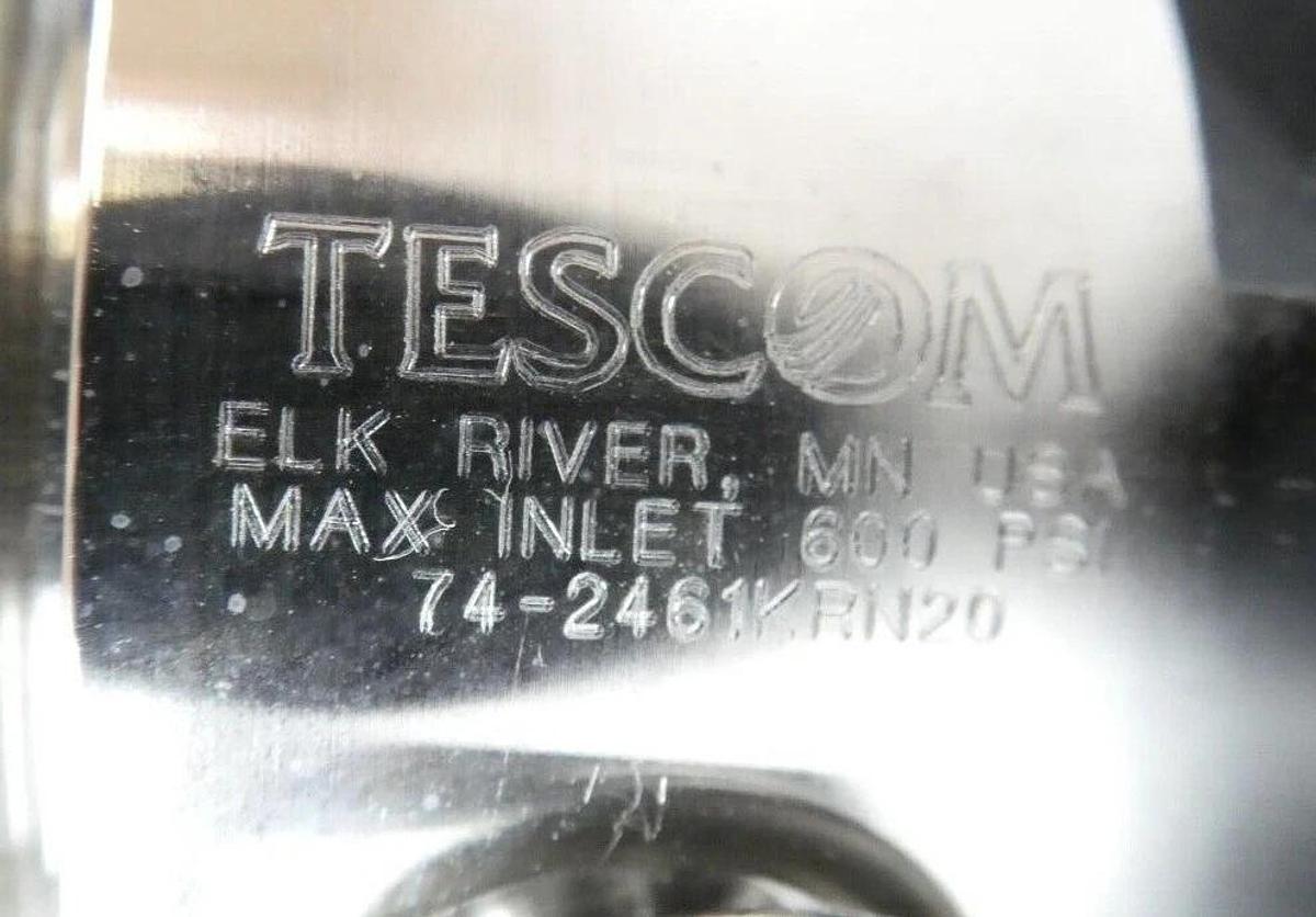 Used Tescom 74-2461KRN20 Ultra High Purity Regulator Valve Reseller Lot of 2 Working