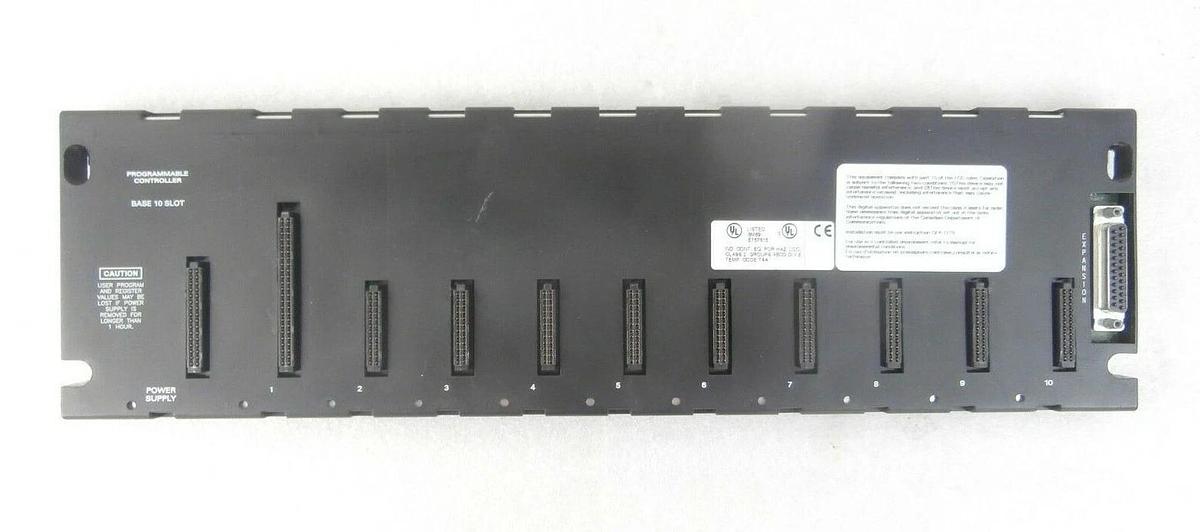 Used GE Fanuc Base 10-Slot EMI Enhanced PLC Base IC693CH5391 Reseller Lot of 4 Spare