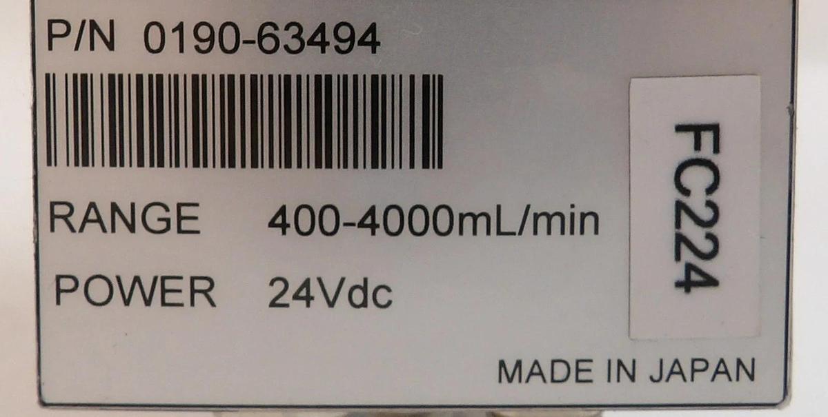 Used AMAT Applied Materials 0190-63494 Flow Controller 400-4000mL/min Lot of 2 Spare