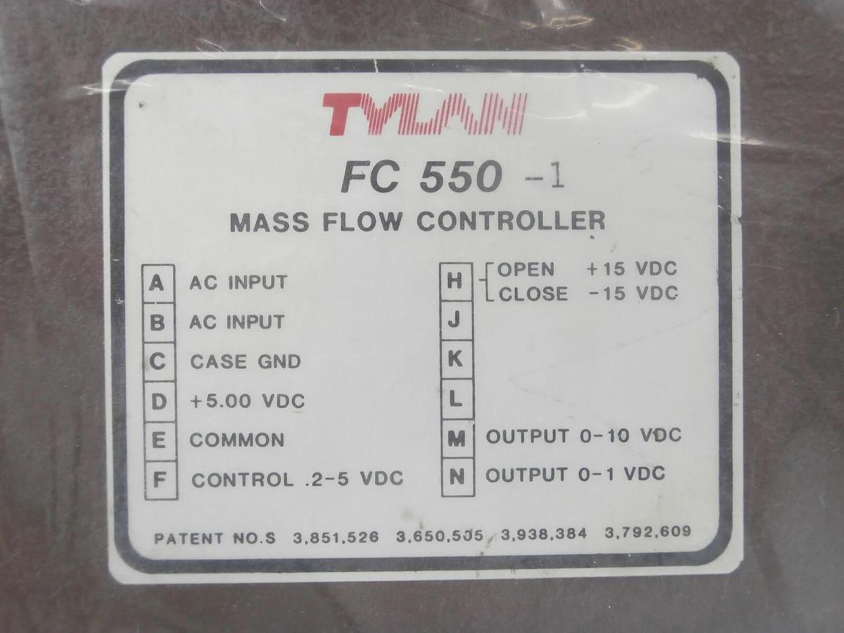 Used Tylan R65660 Mass Flow Controller MFC 300 SCCM H2 FC 550-1KZ OEM Refurbished