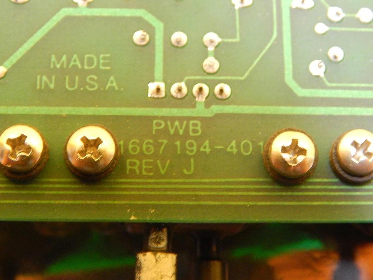 Used Delta Design 1667195-501 Quad Pressure Sensor Board PCB 1667195-501 Used Working