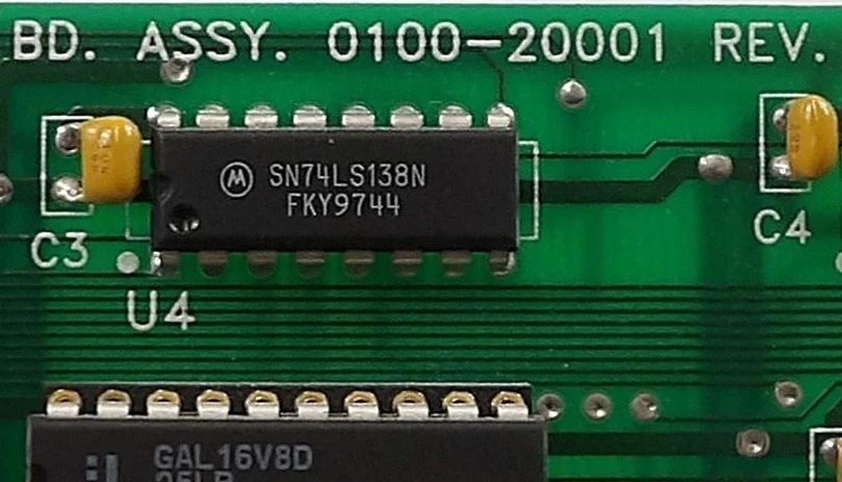 Used AMAT Applied Materials 0100-20001 System Electronics Interface PCB Card Working