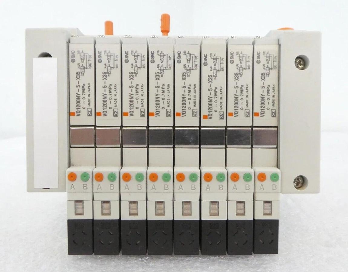 Used SMC US22387 8-Port Pneumatic Manifold EX160-SDN1A Reseller Lot of 4 Working