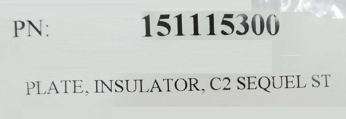 Used Novellus Systems 15-11153-00 RF Insulator Plate Concept Two Sequel Working Spare