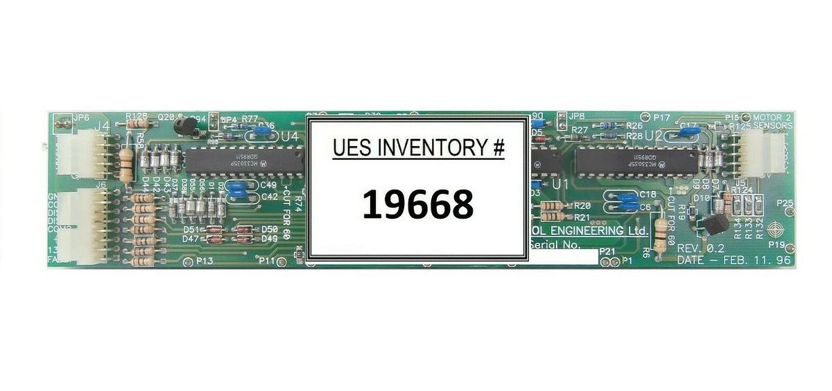 Used G.M. Control Engineering ME294V01196 Dual DC Brushless Motor Drive PCB NovaScan
