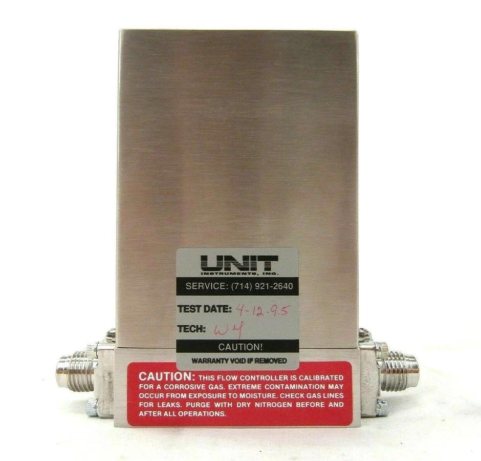 Used UNIT Instruments UFC-8160 Mass Flow Controller MFC 200 SCCM HCl Working Spare