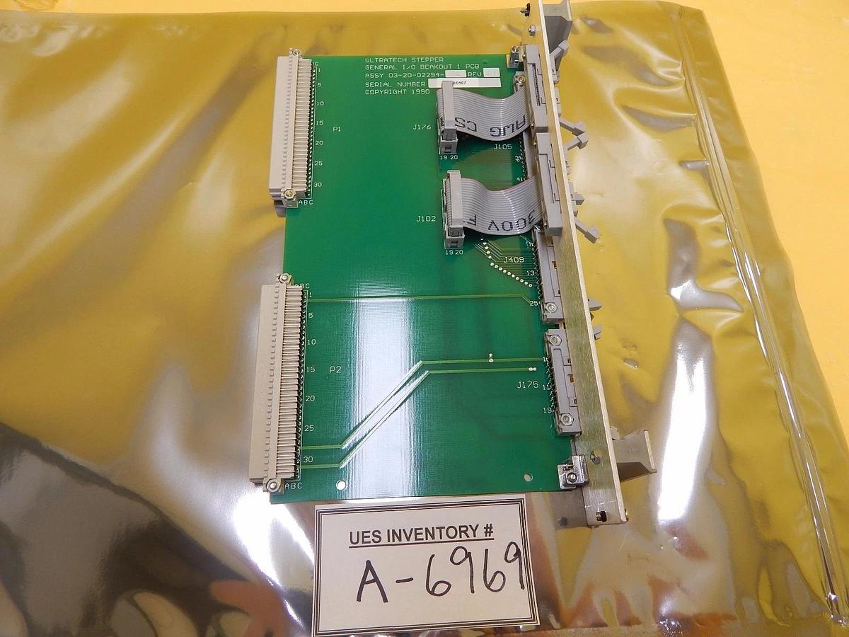 Used Ultratech Stepper 03-20-02294-02 General I/O Breakout 1 PCB Card 2244i Used