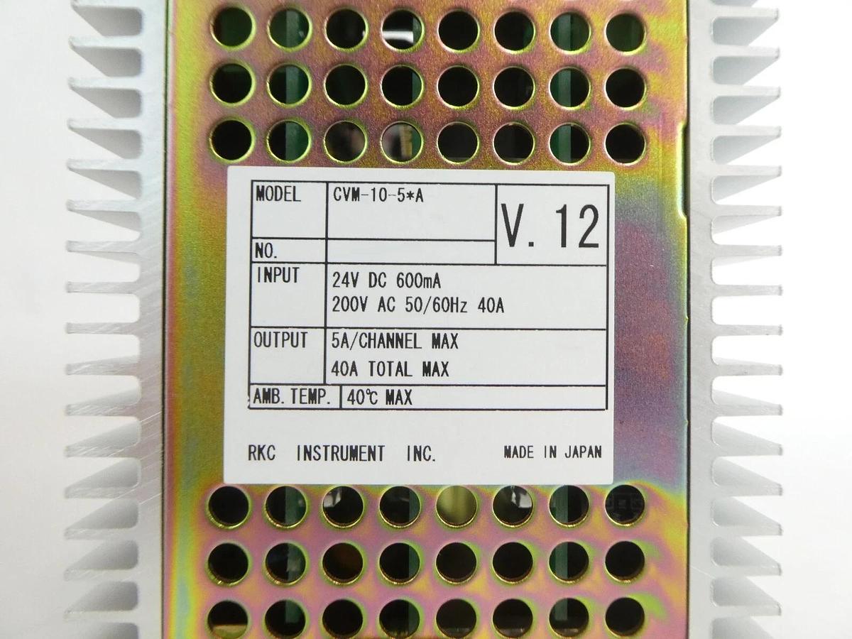 Used RKC Instrument CVM-10-5*A Power Supply Module Reseller Lot of 3 Working Surplus