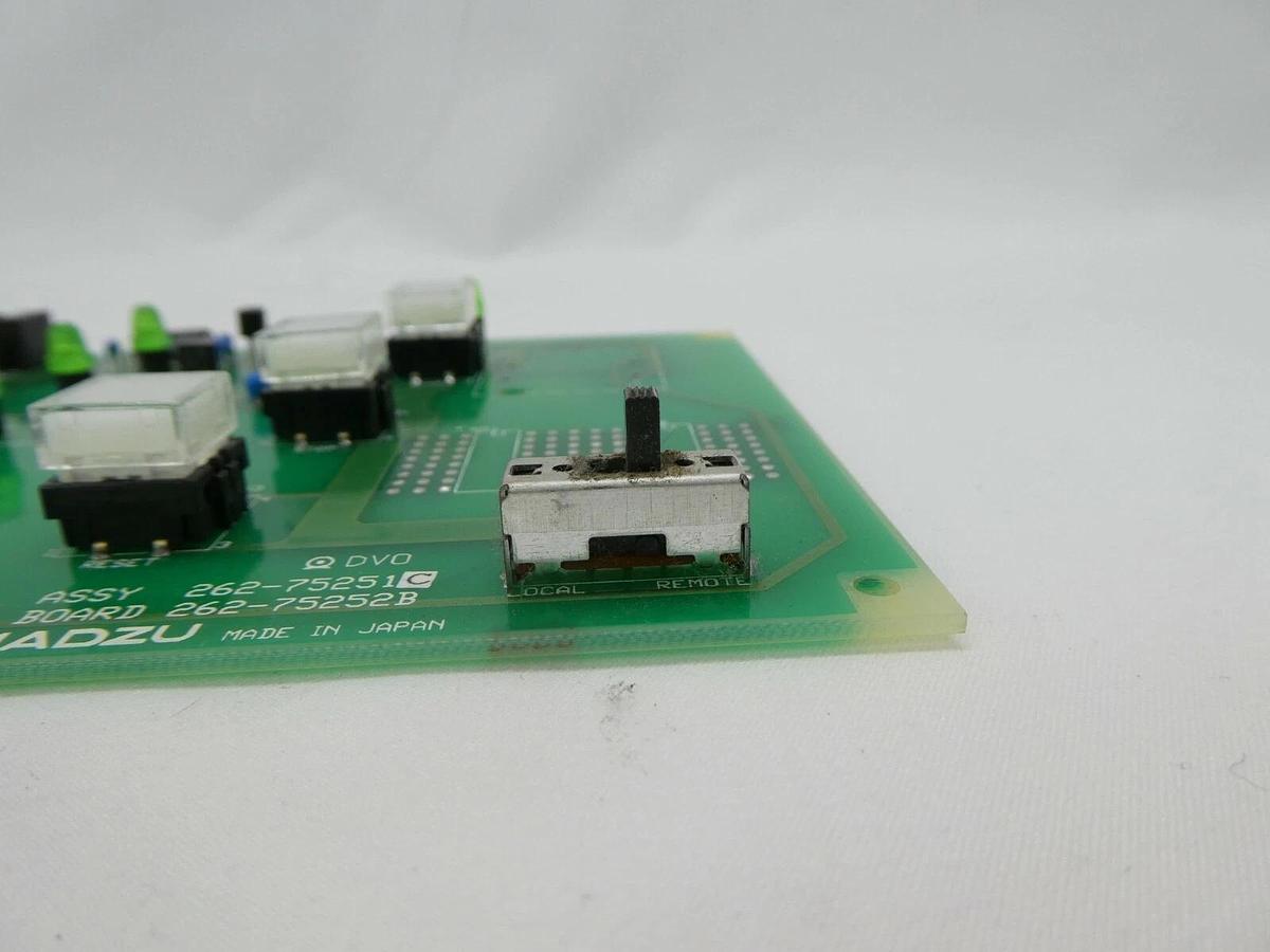 Used Shimadzu 262-75251C Turbo Controller Operator Panel PCB LED-SW 1003 Working