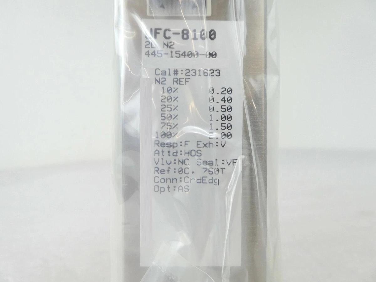 UNIT Instruments UFC-8100 Mass Flow Controller MFC Mattson 445-15400-00 New