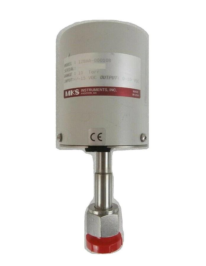 Used MKS Instruments 128AA-00010B Baratron Transducer Type 128 Tested Working Surplus
