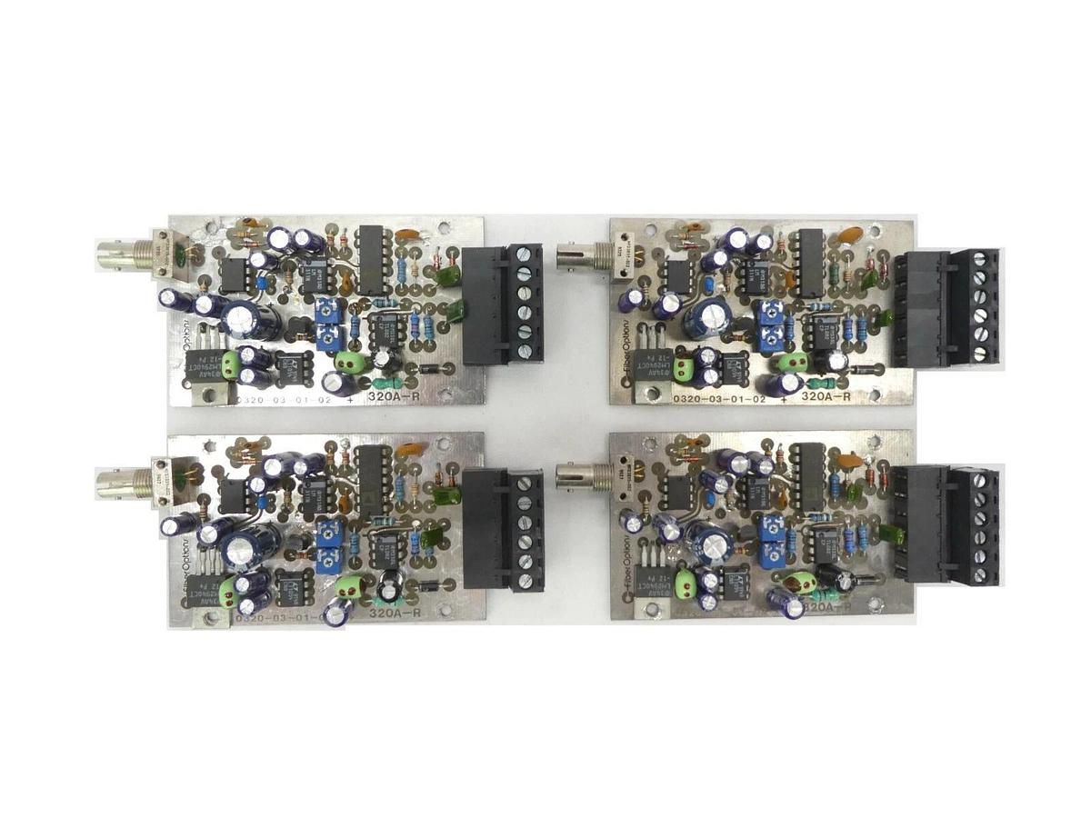 Used FiberOptions 0320-03-01-02 Interface PCB 320A-R Rev. A2 Varian 350D Lot of 4