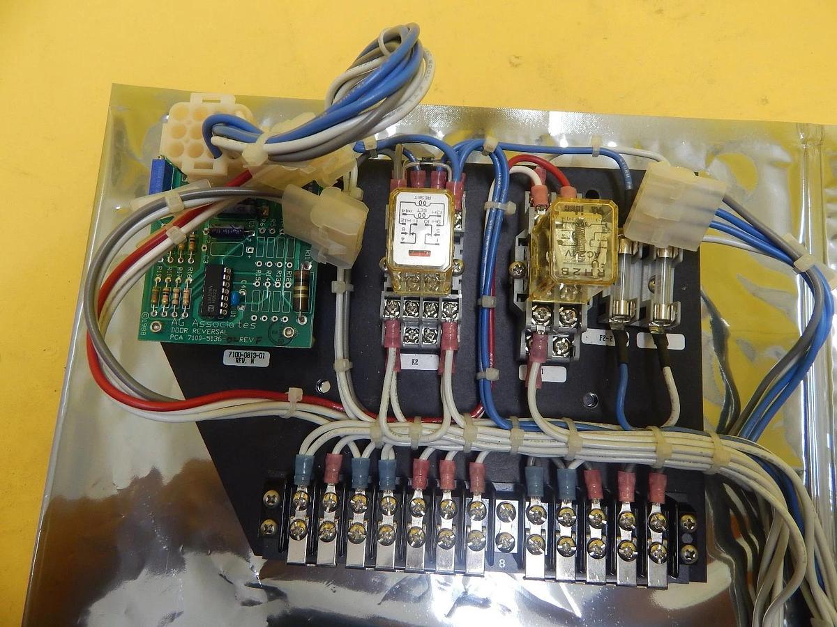 Used AG Associates 7100-0813-01 Door Reversal PCB Relay Assembly 4100s Used Working