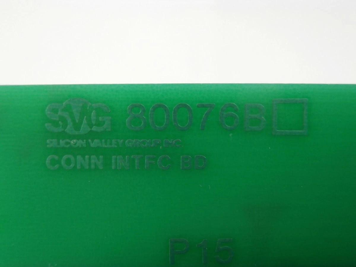 Used SVG Silicon Valley Group 80105B Motherboard Interface PCB 80076B Rite Track 88