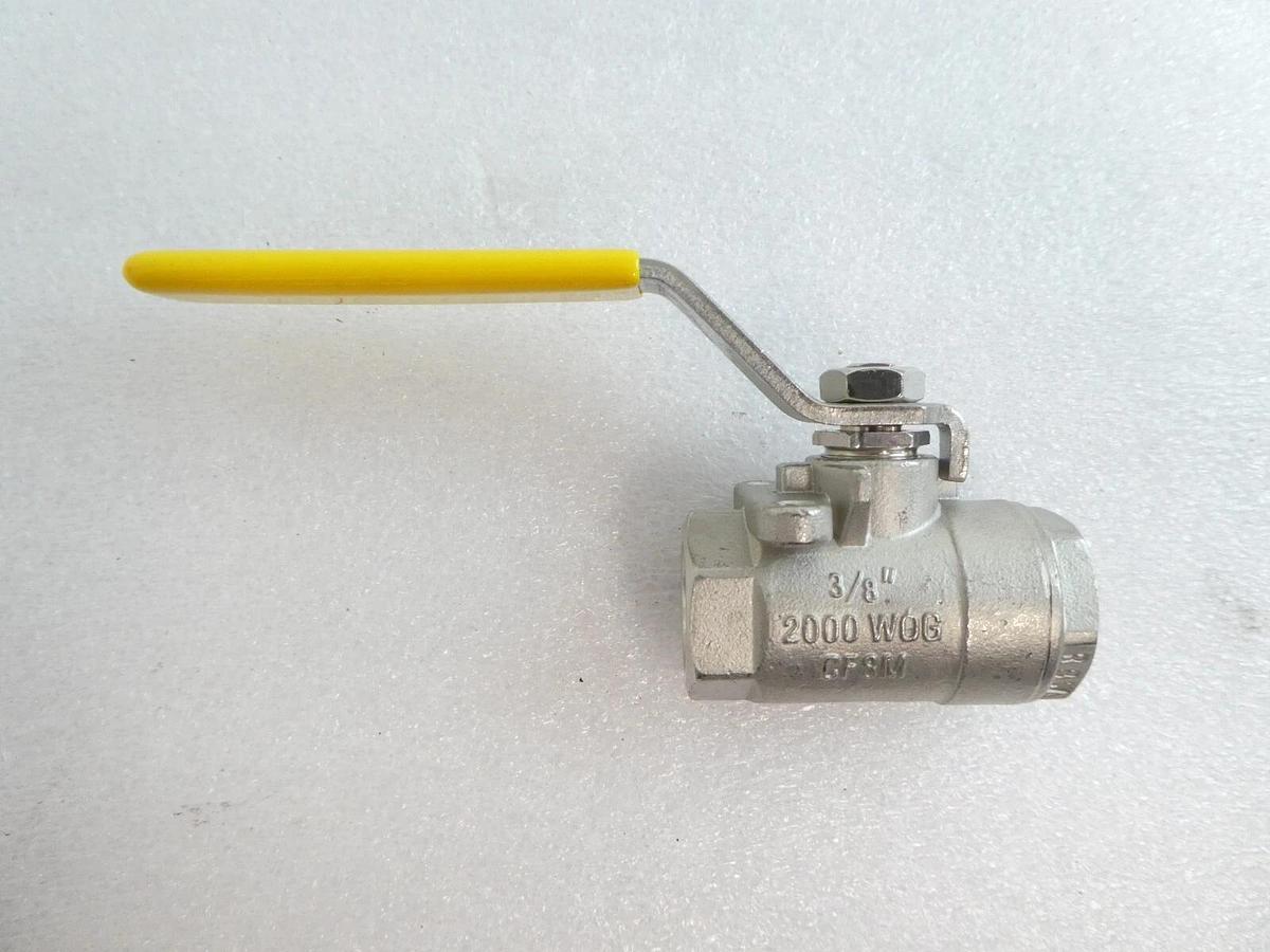 Used Parker CF8M 2000 WOG Ball Valve 3/8" V502SS Series Reseller Lot of 30 New