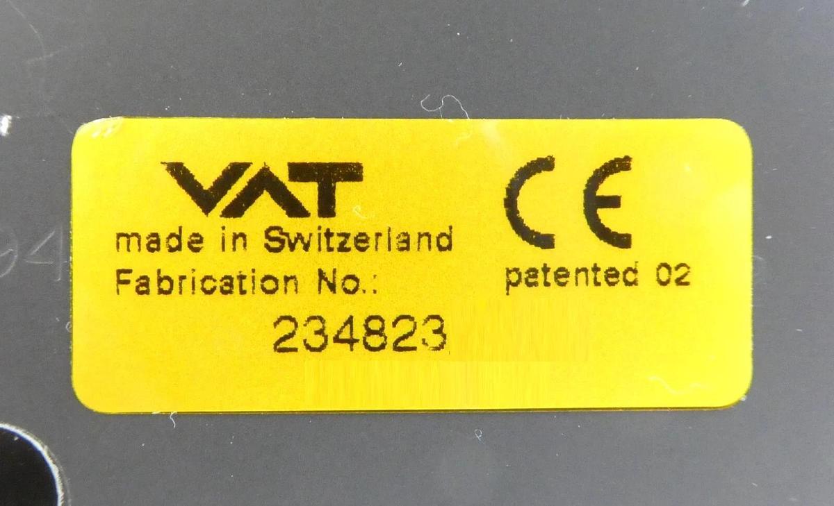 Used VAT 234823 Pneumatic Vacuum Valve Actuator Assembly Working Surplus