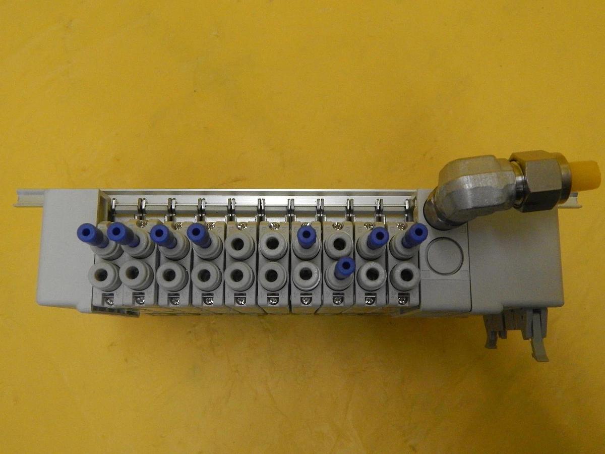 Used TEL Tokyo Electron CSV6 10-Port Manifold SMC SQ1131DY-5-C4-Q PR300Z Used Working