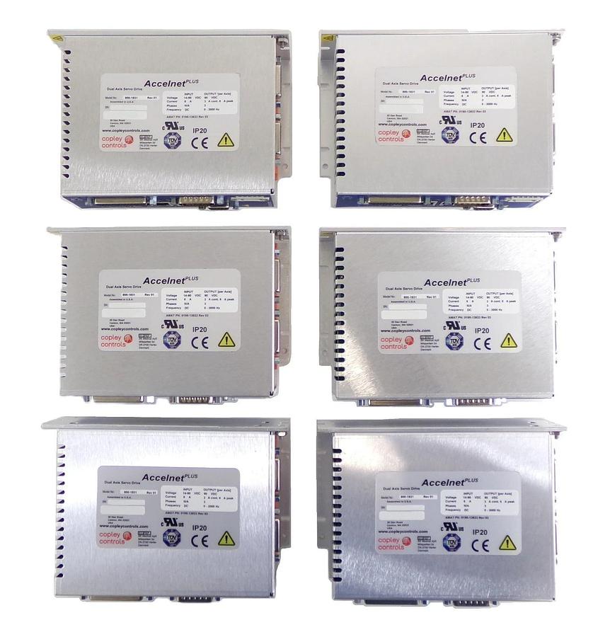 Copley Controls 800-1831 Dual Axis Servo Drive Accelnet Plus Lot of 6 New