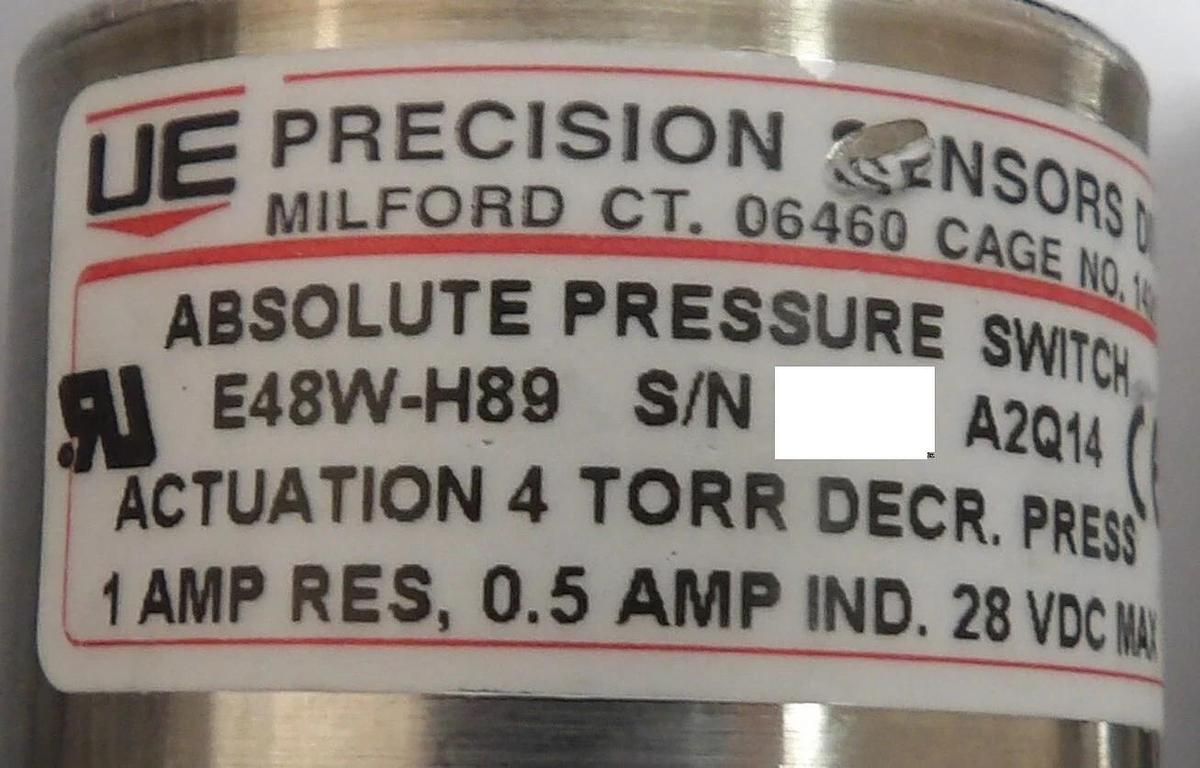 UE Precision E36W-H409 E48W-H89 E48W-H79 E36W-L86 Pressure Switch Lot of 5 New
