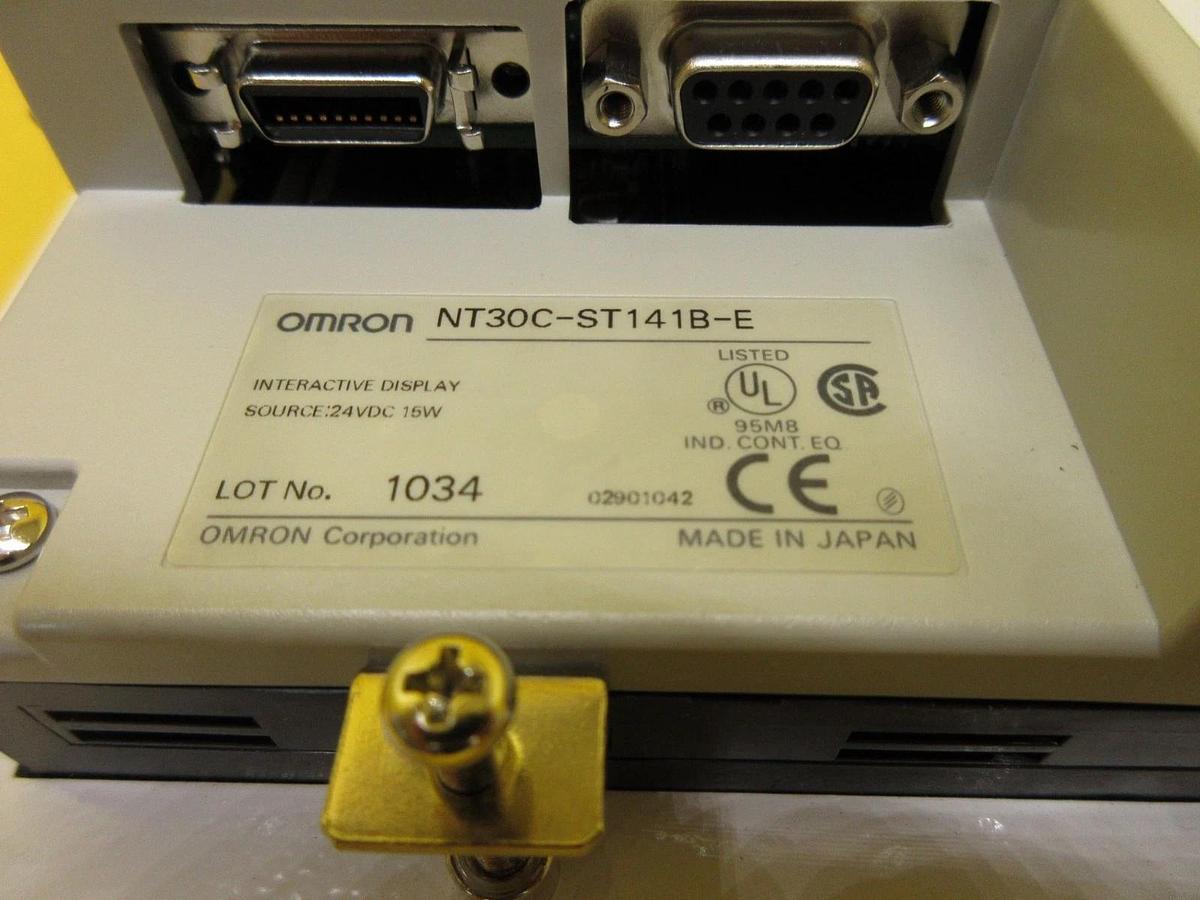 Used Omron NT30C-ST141B-E Interactive Display Used Working