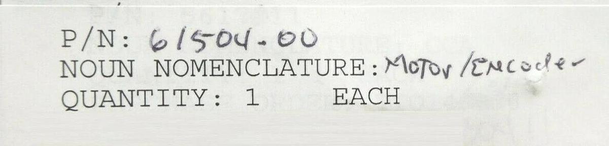 Varian Semiconductor Equipment VSEA 61504-00 Motor/Encoder Interface PCB New