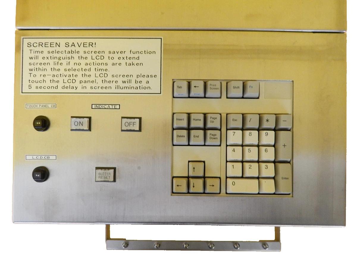 Used Hitachi High Technologies M-511E User Interface Panel Touch Screen Working
