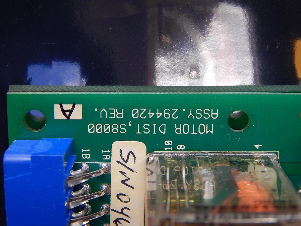 Used Tencor Instruments 294420 Motor Distribution S8000 Board PCB Rev. A KLA AIT Used