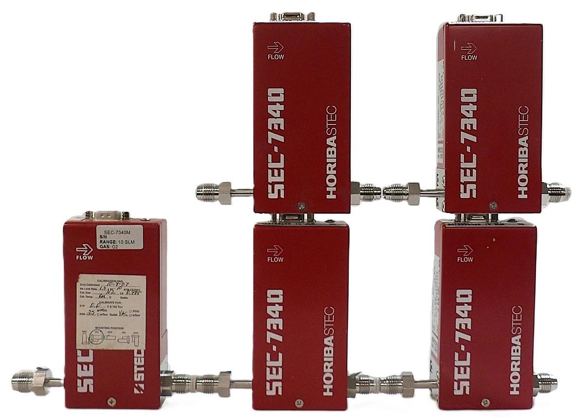 Used Horiba STEC SEC-7340M Mass Flow Controller MFC 10 SLM Reseller Lot of 5 Surplus
