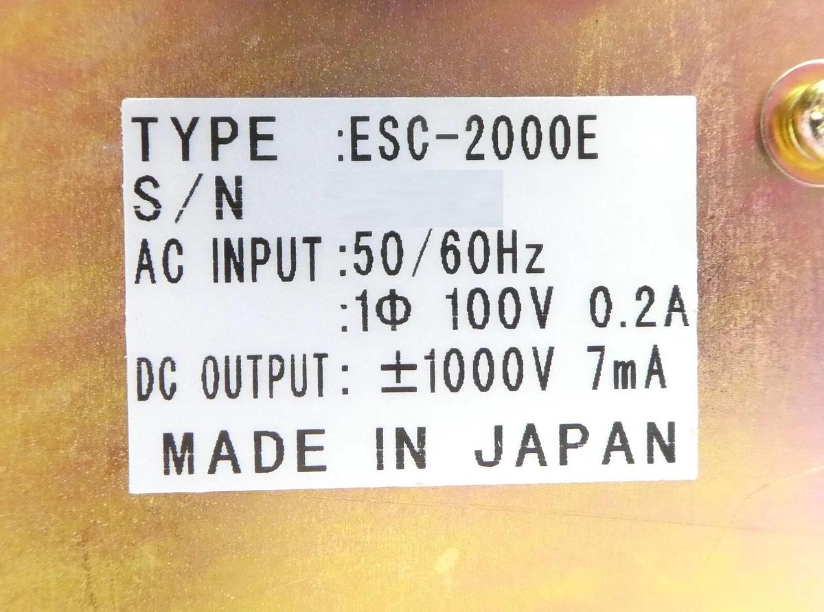 Used Hitachi ESC-2000E Dual Channel ESC Power Supply ESCID ESCOD M-712E Untested